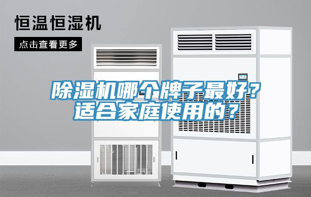 除濕機(jī)哪個(gè)牌子最好？適合家庭使用的？