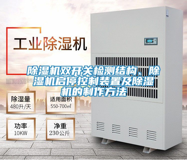除濕機(jī)雙開(kāi)關(guān)檢測(cè)結(jié)構(gòu)、除濕機(jī)啟?？刂蒲b置及除濕機(jī)的制作方法