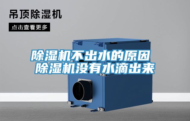 除濕機(jī)不出水的原因 除濕機(jī)沒有水滴出來(lái)