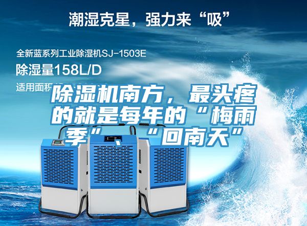 除濕機南方，最頭疼的就是每年的“梅雨季”、“回南天”