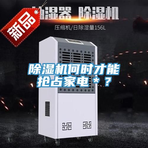除濕機(jī)何時才能搶占家電＊？