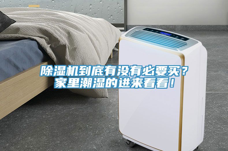 除濕機到底有沒有必要買？家里潮濕的進來看看！
