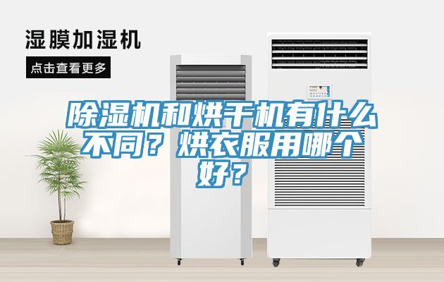 除濕機和烘干機有什么不同？烘衣服用哪個好？