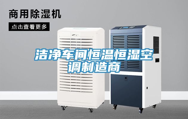 潔凈車(chē)間恒溫恒濕空調(diào)制造商