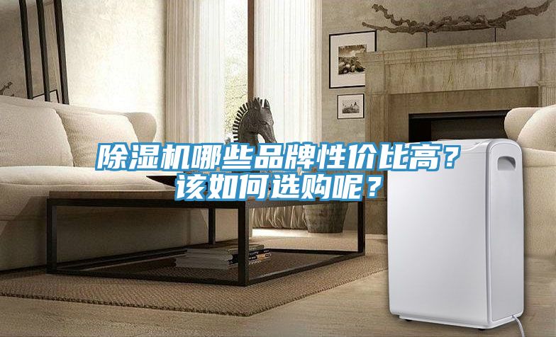 除濕機哪些品牌性價比高？該如何選購呢？