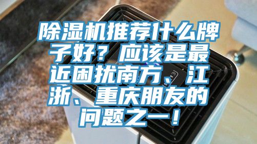 除濕機(jī)推薦什么牌子好？應(yīng)該是最近困擾南方、江浙、重慶朋友的問題之一！
