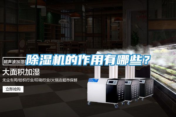 除濕機的作用有哪些？