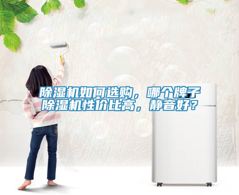 除濕機如何選購，哪個牌子除濕機性價比高，靜音好？